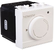 Терморегулятор механический с датчиком модульный DKC Avanti 2 мод. 0С +30С белое облако картинка